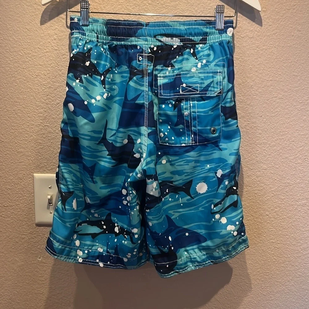GAP Kids Boy’s Shark Swim Trunks Size XXL